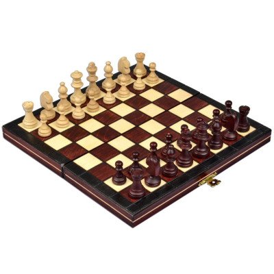 Миниатюрные магнитные шахматы 24x24 см