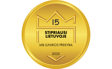MB "Junikos prekyba" – pirmo reizi atzīta par "Spēcīgāko Lietuvā"